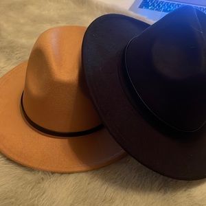 Black & brown hats new